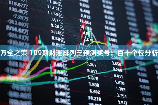 万全之策 109期财迷排列三预测奖号：百十个位分析
